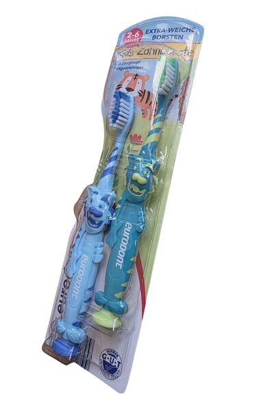 EURO Set 2 periute de dinti pentru copii, varsta 2-6 ani Eurodent