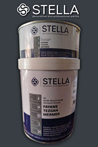 Stella Fayans Boyası – Tezgâh, Mermer, Ahşap, Mobilya, Cam, Seramik ve Kapı Y...