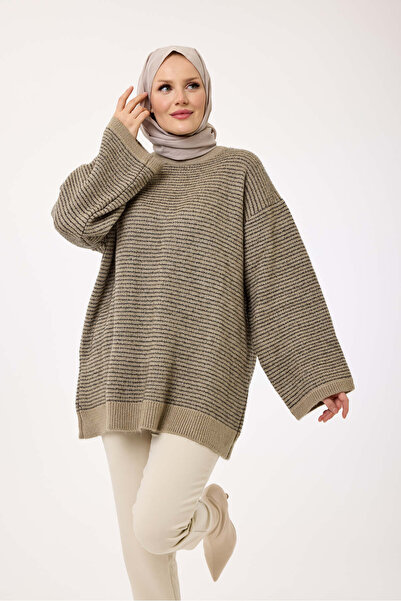 My City 51172- Stylish Comfortable Glittery Women's Knitwear Long Sweater