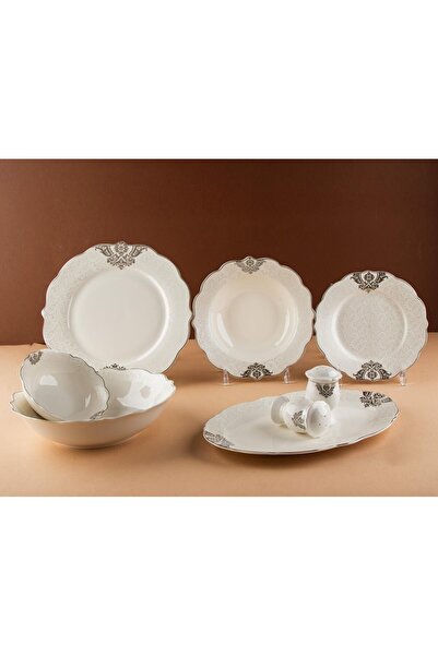 AWANY PLUS طقم سفرة فاخر متكون من 28 ق من البرسلين الفاخر يكفي لي 6 اشخاص