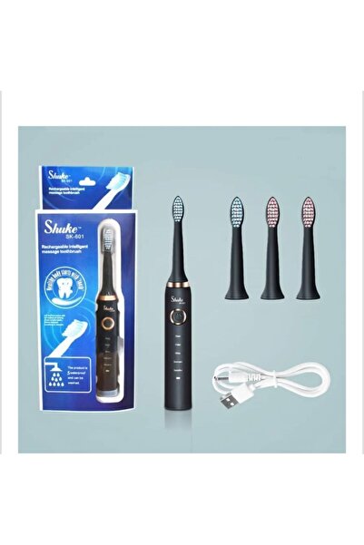 Shuke Electric toothbrush, black toothbrush