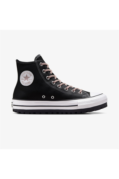 Converse Chuck Taylor All Star City Trek Su Geçirmez Unisex Siyah Deri Bot