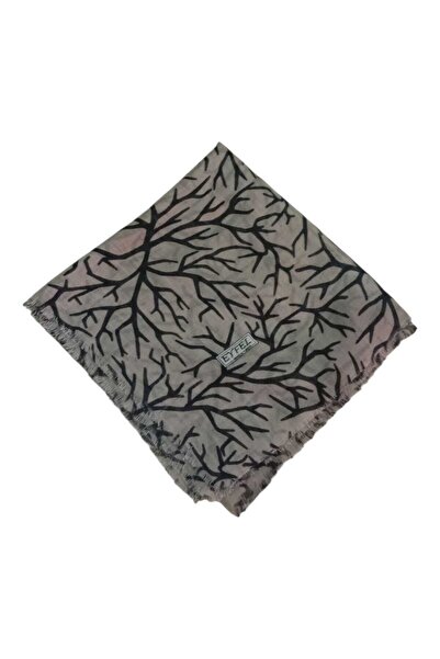 Eyfel Patterned Cheesecloth Writing