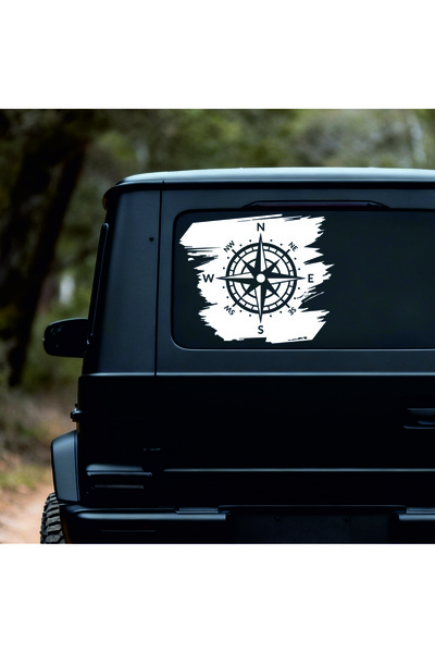 StickITsibiu Off Road Compass – Autocolant Auto 4×4 Off-Road – Dimensiuni 70x58cm.