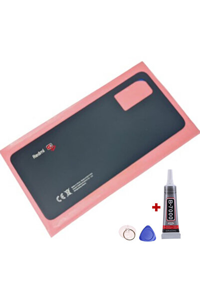 Yedcom Redmi Note 12 Pro 4G Siyah Arka Pil Kapağı Batarya Kapağı 15ML Yapışka...