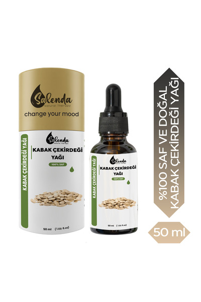 Kabak Çekirdeği Yağı Pumpkin Seed Oil %100 Saf ve Doğal Soğuk Sıkım 50 Ml