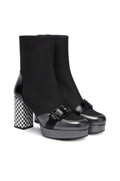 Fly London Ankle Boots Women Graphite/Black 004 Efolfly P145352004