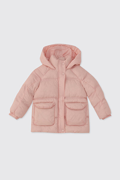 Panço Kız Bebek Pembe Kaban