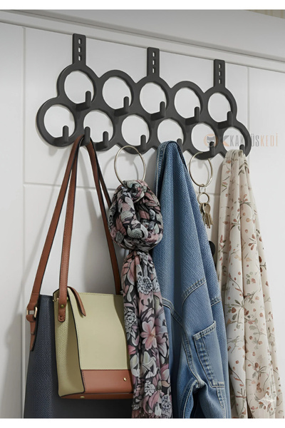 Snow Homs Kapı Üstü 11 Kancalı Askılıl - Duşakabin Ve Dolap İçi Çoklu Organiz...