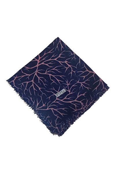 Eyfel Patterned Cheesecloth Writing