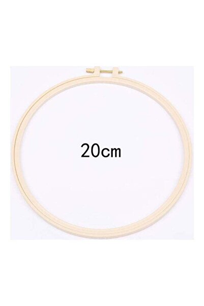 Generic طوق تطريز بلاستيكي بنمط الخيزران، 20 سم