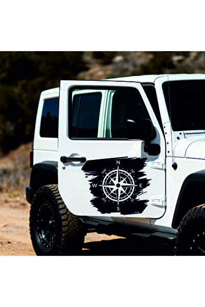 StickITsibiu Off Road Compass – Autocolant Auto 4×4 Off-Road – Dimensiuni 90x75cm.