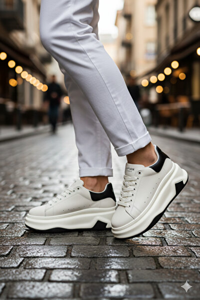 Lufian Trendy Women's High Sole Sneaker Casual Sports Shoes