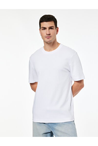 Koton Regular Fit Short Sleeve Cotton Crew Neck T-Shirt