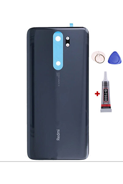 Yedcom Xiaomi Redmi Note 8 Pro Siyah Arka Kapak Batarya Kapağı Pil Kapağı Yap...