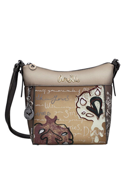 Anekke Poșetă casual, damă, 41713-007, maro, piele