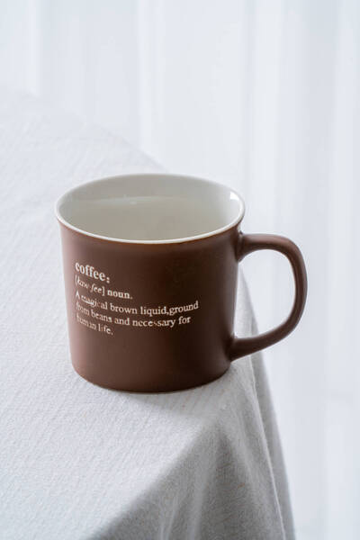 ACAR كوب بورسلين روبي للقهوة المر - 350 مل