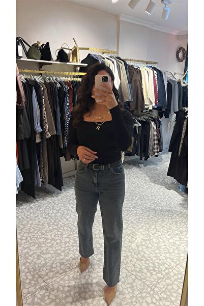 MU&ME BOUTİQUE بنطلون بحزام ولون مميز