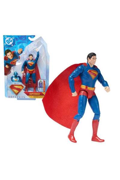 DC 6-inch Superman Action Figure, Original Superman Movie Design, Superhero Toy for Kids Ages 4+