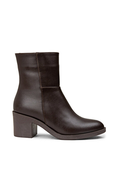 PUNTO 224572 Thick Heeled Zippered Women's Casual Boots