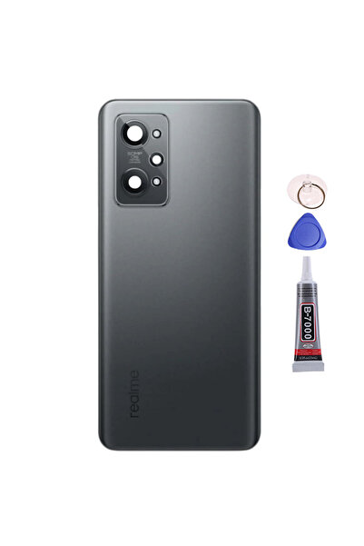 Yedcom Realme Gt 2 Siyah Arka Pil Kapağı Batarya Kapağı 15ML Yapışkan Ve Apar...