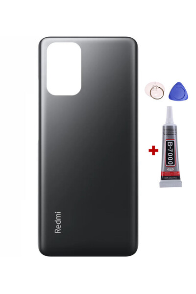 Yedcom Redmi Note 10 Pro Siyah Arka Pil Kapağı Batarya Kapağı 15ML Yapışkan V...