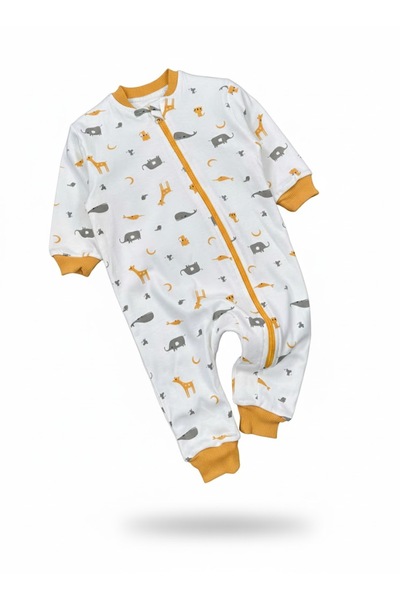 ENSONO %100 PAMUK İÇİ ASTARLI UNISEX BEBEK UYKU TULUMU