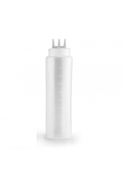 iBiLi Sticlă de sirop Flex pentru blat, plastic, 1000 ml, albă