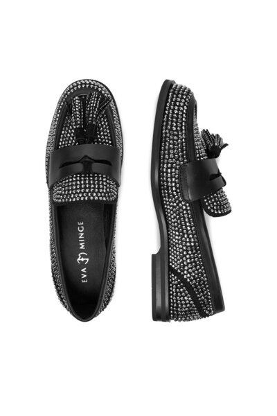 Eva Minge mocasini femeie negru EO-MAYA-V1792-545-1