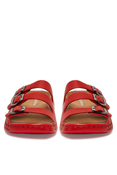 Clara Barson flip flops women red WFA3730-1