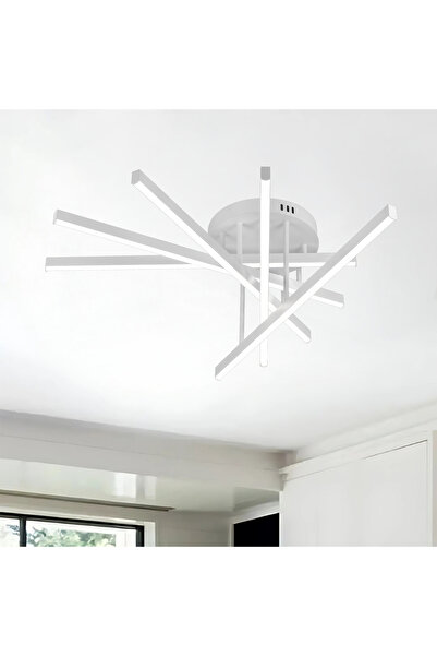 ALC-Shop GIO LED Chandelier with Remote Control, 68W, 5 Elements, Cold/Warm/N...