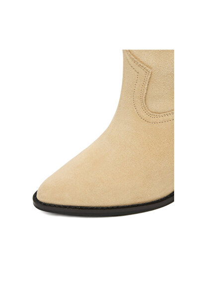 BADURA cizme cowboy pentru femei bej EO-BRAYLE-121881