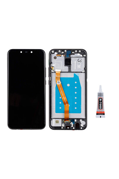 Yedcom Huawei Mate 20 Lite Çıtalı Siyah Uyumlu Ekran Lcd Dokunmatik B7000 15M...