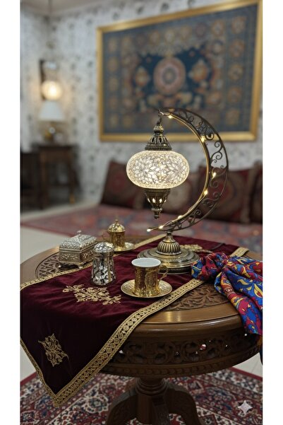 AAA Bohem/Etnik Tarz İçin Mozaik Masa Lambası - Salon ve Başucu Dekoru