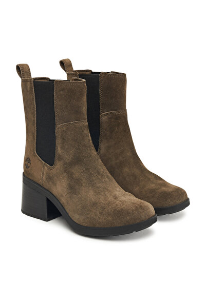 Timberland Ghete damă Dk Brown Suede W Black Bellevaux TB0A424XA2