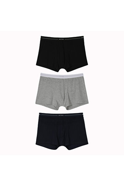 Eros Boxeri pentru bărbați, mărime mare, din bumbac natural, cu efect de comp...