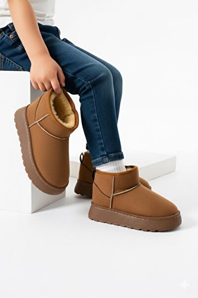 JAGEN SHOES JAGEN ÇOÇUK UNİSEX TABA KÜRKLÜ SÜET BOT