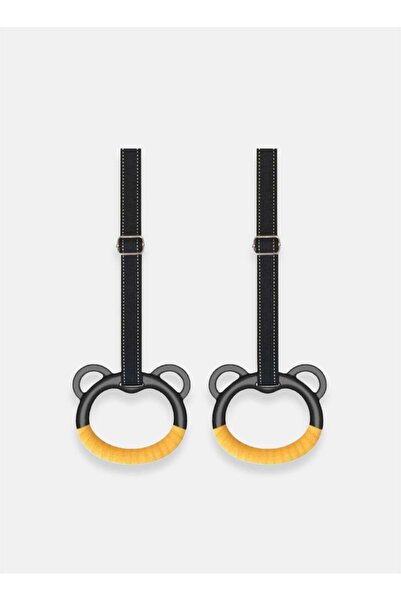 Generic Kangroo Adjustable Gym Rings – Durable Arm Training Rings with Non-Slip Cat-Head Handles for Home