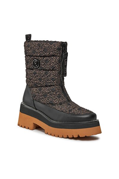 Liu Jo Ankle Boots Women Brown/Black S18A0 Flair 01 SF3013 TX34