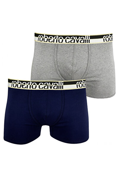 Roberto Cavalli Men's 2 Pack Stretch Boxer Briefs