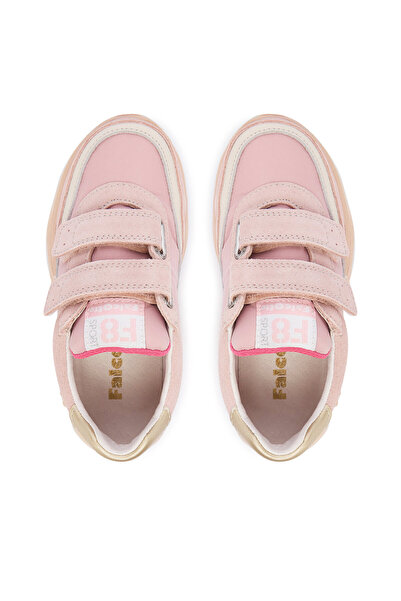 Naturino Girls' Cipria/Platinum Falcotto Sneakers By