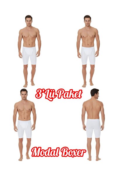 Özten İç Giyim Πακέτο 3 τεμαχίων Modal ελαστικό ύφασμα (Ελαστικό) Μακρύ Ανδρι...