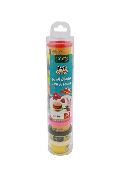 Roco Joyful Dough - 10 Cans of 1 oz Activity Dough Assorted Color