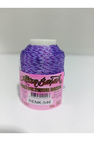 Altınbaşak Glitter Polyester Embroidery Thread and Lace Thread 20 Gr No.50 6 Ply