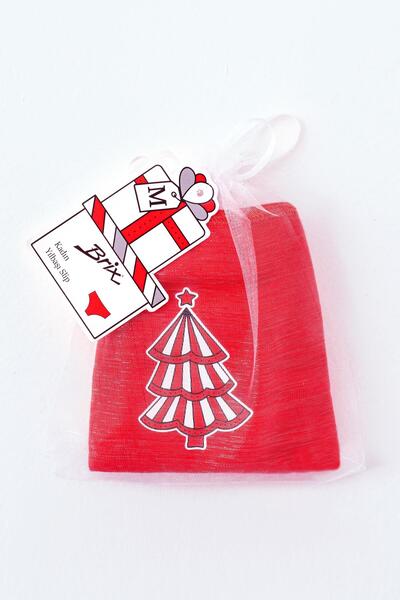 Brix Kadın Yılbaşı Slip Kırmızı Renk