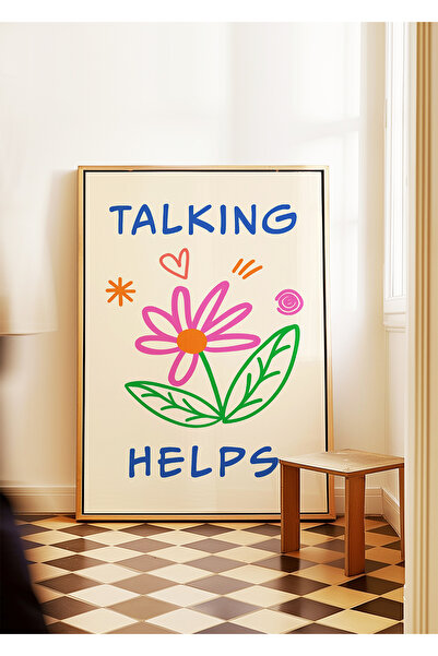 ARTHOUSECOLLECTIVE Talking Helps - Medical / Decorative - Poster fără cadru c...