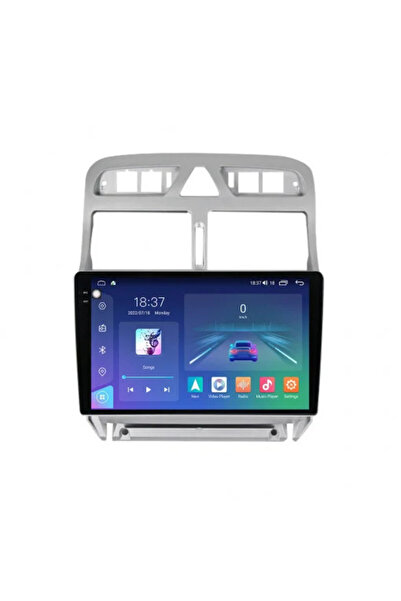 NAVI-ABC Navigație dedicată pentru Peugeot 307 (2000-2012) 2K QLED 4GB 64GB 8...