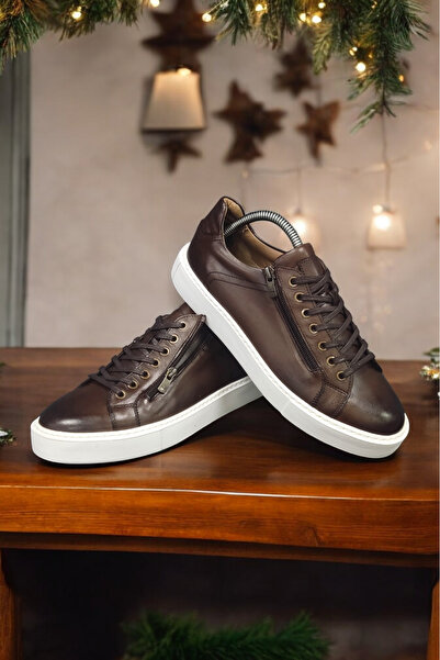 VİVA SHOES حذاء رجالي كاجوال بنعل إيفا من الجلد الطبيعي 100%