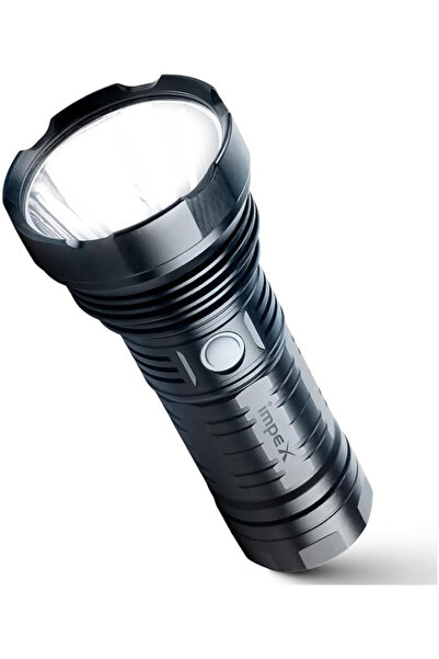 İMPEX LED Flashlight-High Bright LED Torch ,20W, 6600mAh Battery, 1500 Lumens, Portable Design,