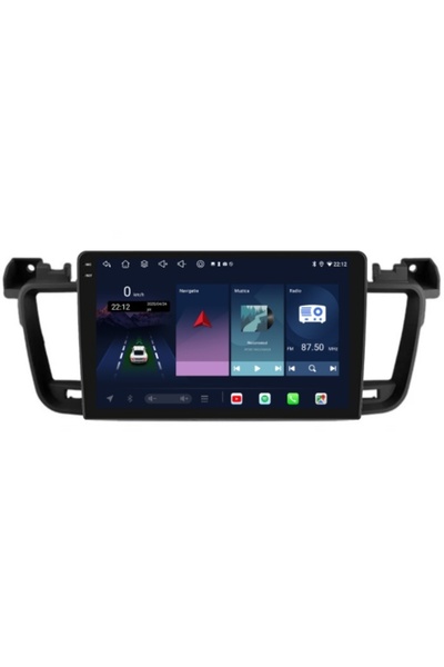Piloton Navigație pentru Peugeot 508 (2011-2018) 9 inch, 6GB RAM, 128GB, Octa...
